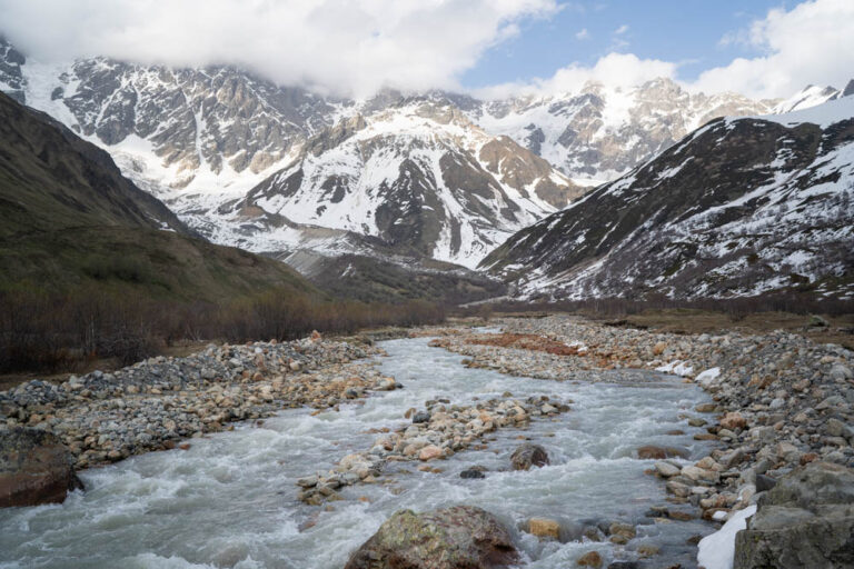 Glacier Shkhara Géorgie